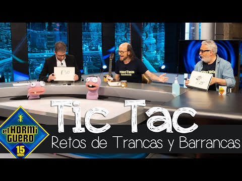 Santiago Segura y Leo Harlem juegan a 'Tic Tac' en los retos de Trancas y Barrancas - El Hormiguero