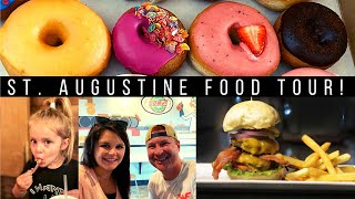 St. Augustine Food Tour! | Donuts, Restaurants, & Cocktails