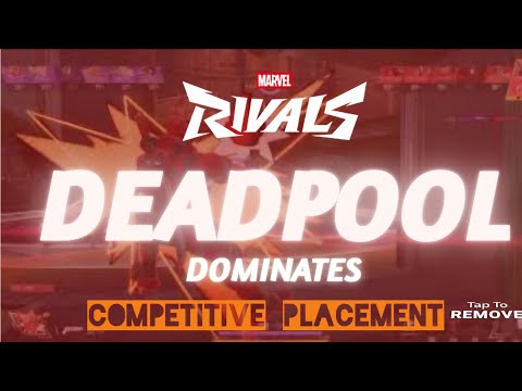Marvel Rivals: 🔥🔥 Deadpool Competitive Gameplay - S6.5 Ranked Placement Match 2026 ⚔️⚔️