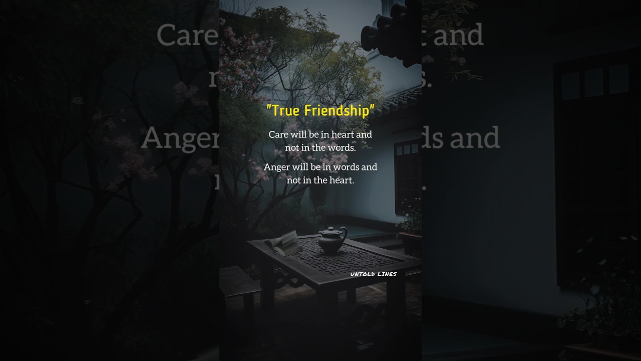 True Friendship ❤️ #quotes #untoldlines