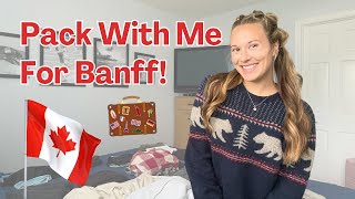 Pack with me for Banff, Alberta! (Canadian Rockies Trip) 🇨🇦🧳