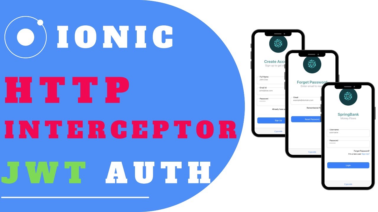 Build Ionic App | Ionic Angular HTTP Interceptor | Angular Interceptor | Ionic UI
