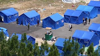 İsrail saldırılarıyla 1 milyon kişi yerinden oldu: Lübnan Beyrut sahilinde çadır kampı açtı
