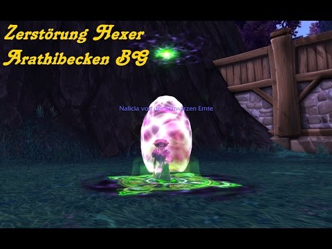 WoW Zerstörung Hexenmeister PvP |  Arathibecken BG  (WoW WoD PvP) Patch 6.2.3