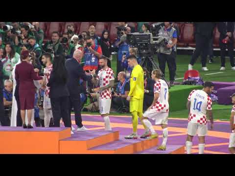 FIFA World Cup Qatar 2022 3rd Place Playoff : Croatia 2-1 Morocco - Medal presentation