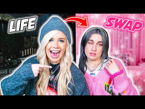 SWITCHING LIVES WITH MY BEST FRIEND FOR 24 HOURS!