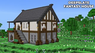 Minecraft : How To Build Deepslate Fantasy House In 1.20 || #2