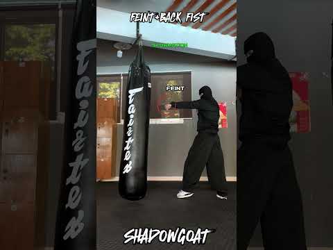 Feint+Back Fist #youtubeshorts #ytshorts #mma #shortvideo #subscribe #sports #shorts