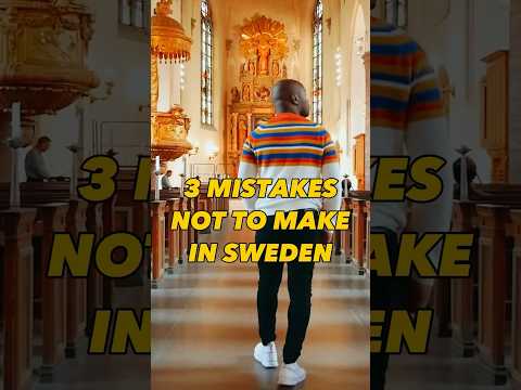 3 mistakes not to make in Sweden #sweden #travel #traveltips
