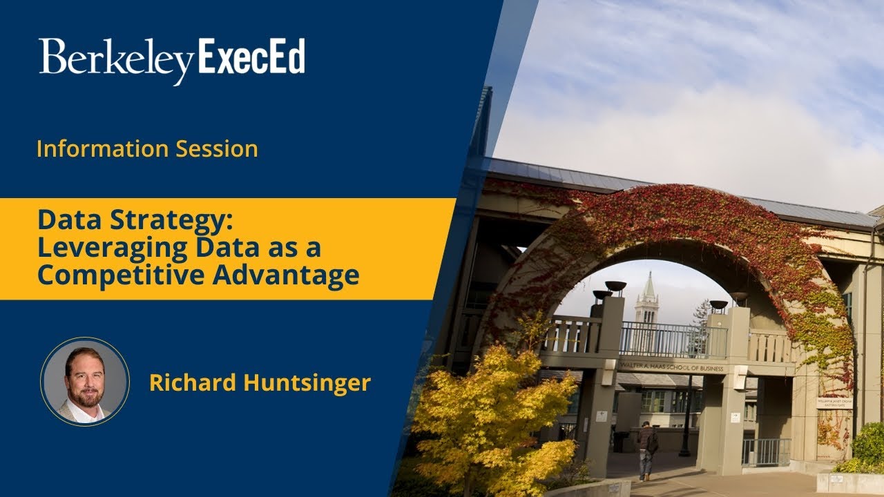 Information session on Berkeley Executive Education’s Data Strategy program