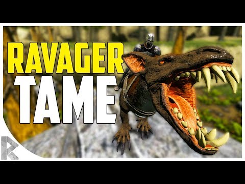 RAVAGER TAMING! - How to Tame a Ravager! - Ark Aberration Expansion Pack DLC EP#5