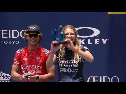La victoria de Stephanie Gilmore en el Surf City El Salvador Pro y el 2o lugar de Lakey Peterson