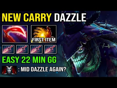 WTF 1st ITEM Midas Carry Mid Dazzle | Insane 22Min GG Against QOP with OP Poison Touch DPS Dota 2