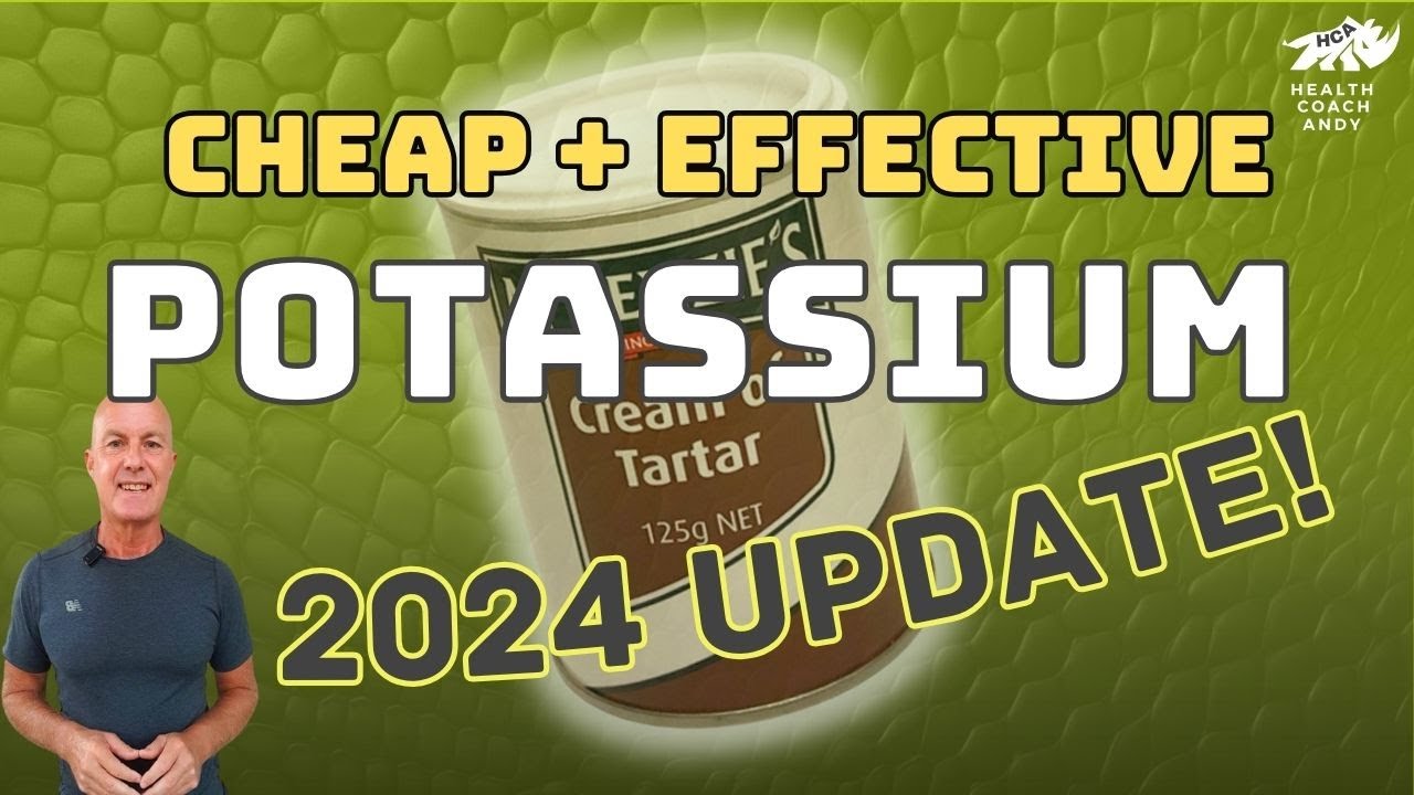 Secret Potassium Supplement? | VERY Cheap and Effective | Lower Dose - Greater Effect | AI Free