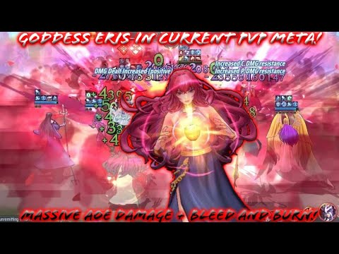 Saint Seiya: Awakening (KOTZ) - Eris in Current PvP Meta! Massive AOE Damage + Bleed and Burn!
