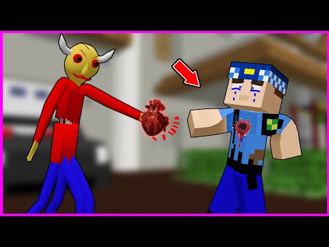 KÖTÜ BALDİ, KEREM KOMİSER'İN KALBİNİ SÖKTÜ !!😱😱 - Minecraft ZENGİN FAKİR HAYATI