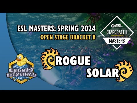 Rogue vs Solar - ZvZ | ESL SC2 Masters: Spring 2024 - Open Stage: Bracket B | EPT Tournament