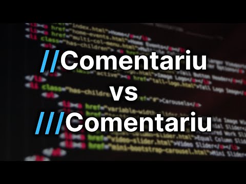 Video: Comentarii în C++