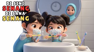 Download lagu Disini Senang Disana Senang | Lagu Anak Indonesia | Animasi 3D Ceria mp3
