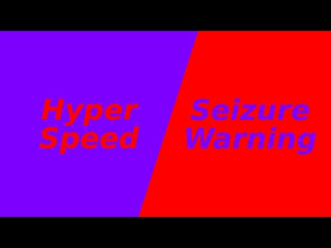 Hyper Speed Flashing Color Changing - Red Violet Purple Screen [10 Minutes SEIZURE WARNING]