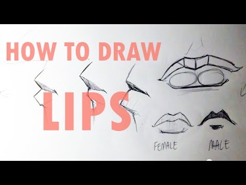 How to Draw Lips - Easy Things To Draw