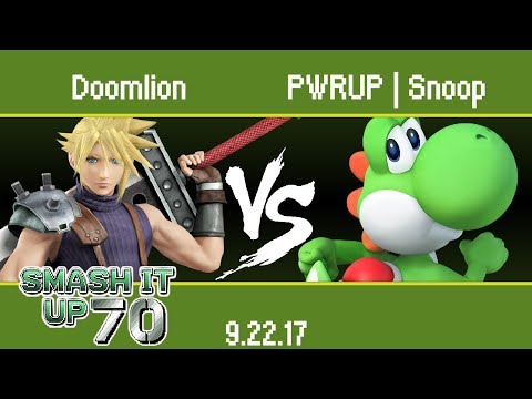 Doomlion (Cloud) vs PWRUP | Snoop (Yoshi) - SIU 70 - Wii U