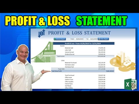 , title : 'Learn How To Create A Dynamic Profit & Loss Statement From Scratch In Excel Today'