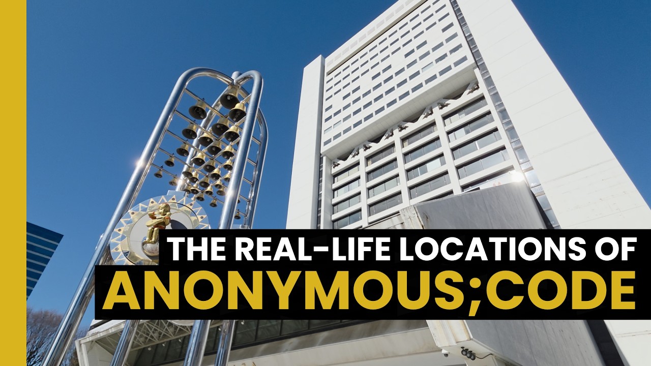 The real-life locations of Anonymous;Code