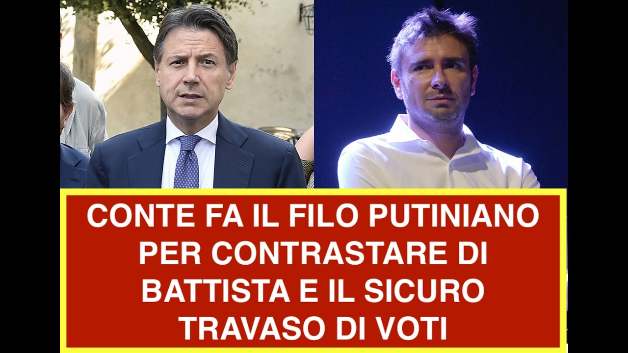 CONTE FA IL FILO PUTINIANO PER CONTRASTARE DI BATTISTA E IL SICURO TRAVASO DI VOTI