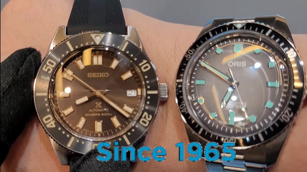 「65 X 2」 精工Prospex 1965復古200米潛水手錶，同場加映Oris Diver's 65! /榮記錶行 Seiko Prospex 1965 Diver