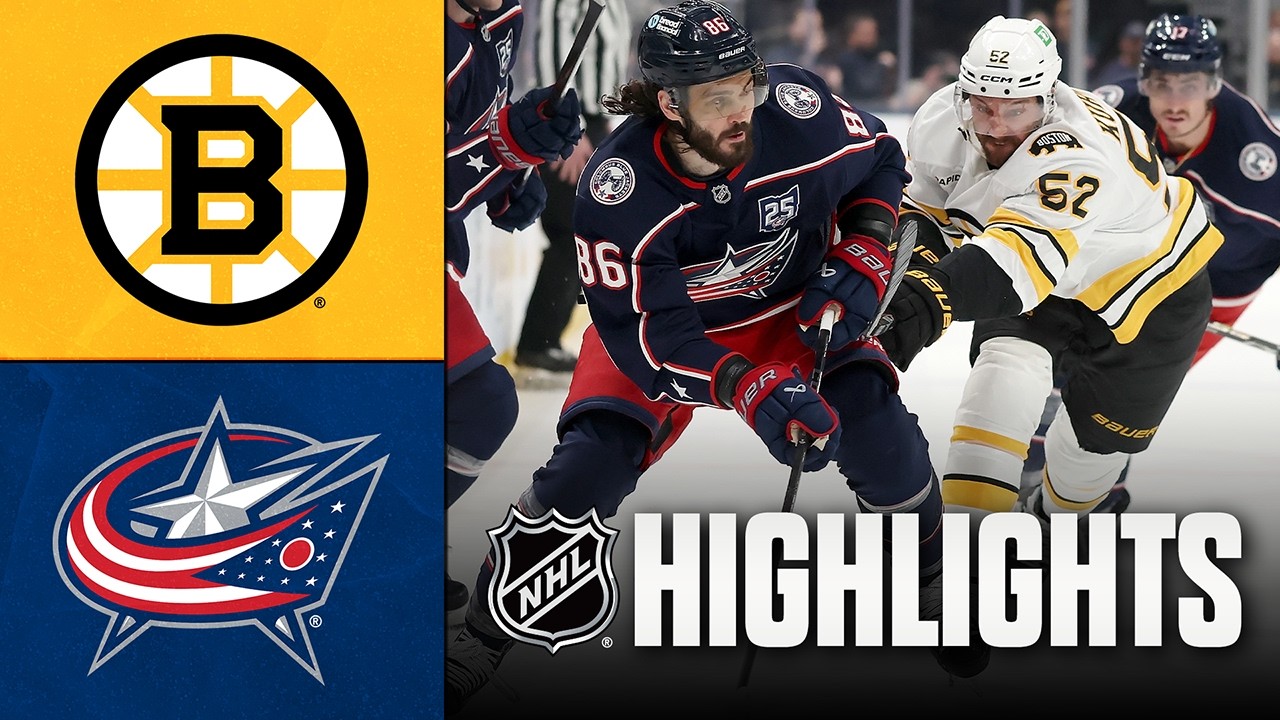 Bruins vs. Blue Jackets | NHL Highlights | April 12, 2026