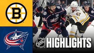 Bruins vs. Blue Jackets | NHL Highlights | April 12, 2026
