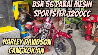 Download lagu Harley Davidson Cangkokan‼️BSA 56 Pakai Mesin Sportster 1200cc mp3