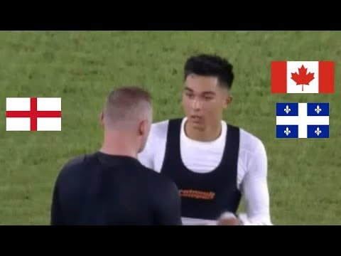 Wayne Rooney Exchange His Shirt with Mathieu Choinière 29/09/2018