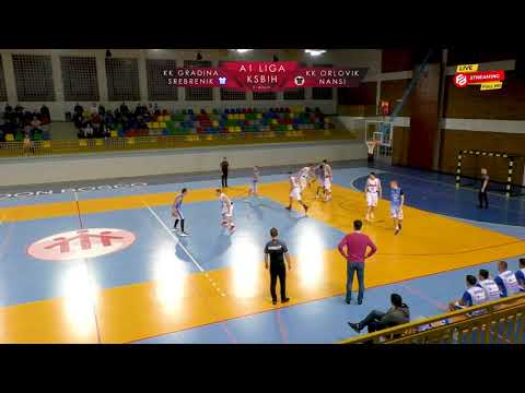 KK Orlovik Nansi - KK Gradina Srebreni A1 Liga KSBIH 2. Kolo