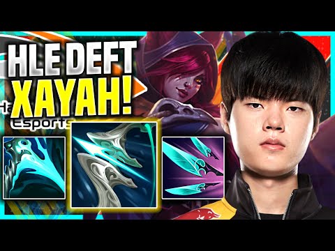 DEFT IS READY FOR XAYAH WITH NEW ITEMS! - HLE Deft Plays Xayah ADC vs Kai'Sa! | Preseason 11