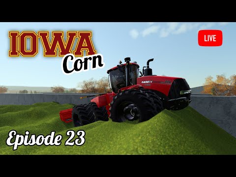 🔴   LIVE - MEGA Silage - Flint Hills - Episode 23 - Farming Simulator 19