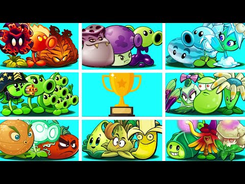 Tournament 8 Team Plant - Who Will Win? - PvZ 2 Team Plant Vs Team Plant