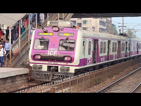 Deccan Queen & Mumbai Locals | Stunning Train Action Captured at Diva Station