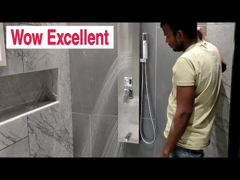jaquar Silver SS Shower Panel, For Bathroom