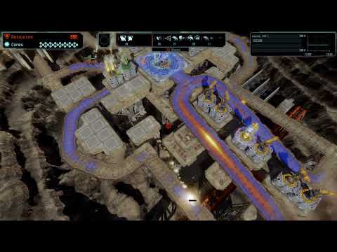 Defense Grid 2 - level 13 deep end no red towers competitive normal gold all cores