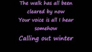 Josh Radin Winter lyrics
