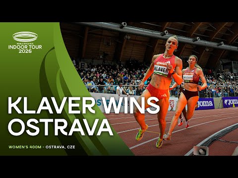 Klaver unstoppable in Ostrava, wins 4th straight 400m in 51.00 | World Indoor Tour 26