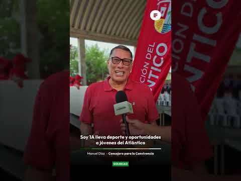 Soy 1A lleva deporte y oportunidades a jóvenes del Atlántico