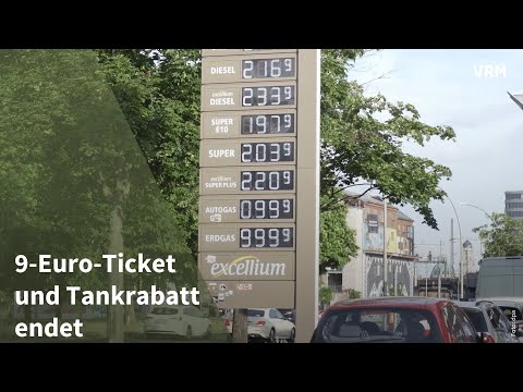 9-Euro-Ticket und Tankrabatt enden