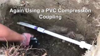 How To Repair a Broken PVC Water Main - DIY!