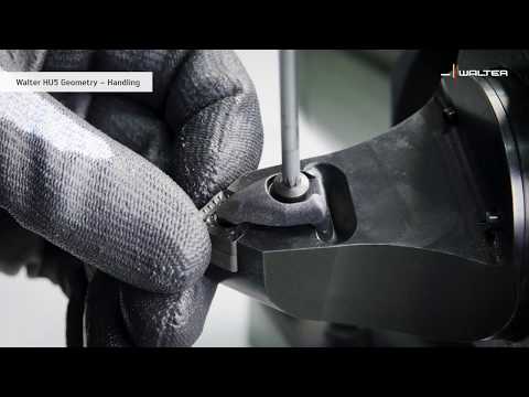 INDEXABLE INSERT GEOMETRY HU5. Maximum metal removal rate