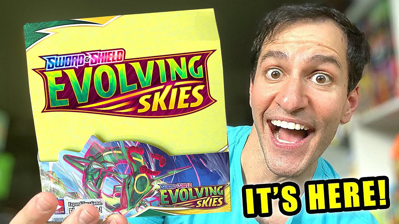 *NEW POKEMON EVOLVING SKIES IS HERE!* Booster Box Pokemon Cards Opening!