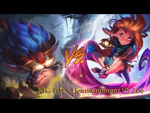 League Of Legends "ROAD TO GOLD" #4(HEIMERDINGER VS ZOE)