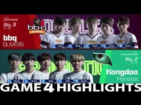 #1 BBQ vs KDM Highlights Game 4 Spring Promotions | bbq OLIVERS vs Kongdoo Monster
